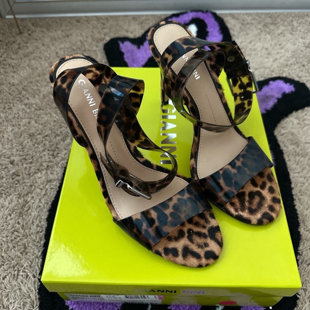 Giani Bernini Leopard Print Women's Heels